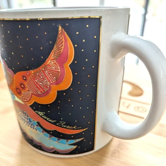Night Birds 1991 Vintage Laurel Burch Mug - Picture 6 of 13